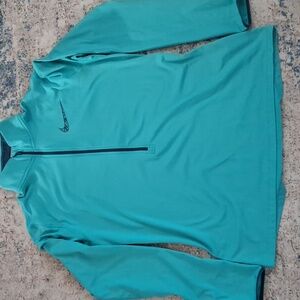 Nike Aqua Size XL Half-Zip Pullover